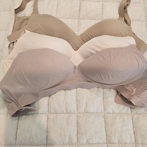 Soma Women's Bra Trio - Beige, Cream, Tan